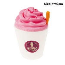 Load image into Gallery viewer, Antistress Squishy Hamburger Milkshake Squishe Donut Popcorn Toys Stress Relief Anti-Stress Practical Jokes Surprise Squshy Gift
