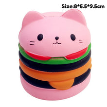 Load image into Gallery viewer, Antistress Squishy Hamburger Milkshake Squishe Donut Popcorn Toys Stress Relief Anti-Stress Practical Jokes Surprise Squshy Gift

