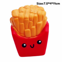 Load image into Gallery viewer, Antistress Squishy Hamburger Milkshake Squishe Donut Popcorn Toys Stress Relief Anti-Stress Practical Jokes Surprise Squshy Gift
