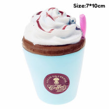 Load image into Gallery viewer, Antistress Squishy Hamburger Milkshake Squishe Donut Popcorn Toys Stress Relief Anti-Stress Practical Jokes Surprise Squshy Gift
