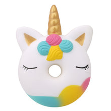 Load image into Gallery viewer, Jumbo Kawaii Popcorn Unicorn Cake Squishy Donut Fruit Squishi Slow Rising Stress Relief Squeeze Toys for Baby Kids Charisma Gift
