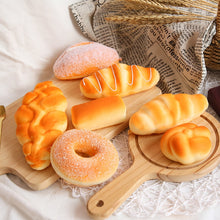 Load image into Gallery viewer, Squishy Food Creative Simulation Bread Toast Donuts Slow Rising Squeeze Stress Relief Toys Spoof Tease People Desktop Decoration
