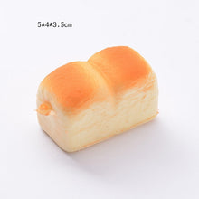 Load image into Gallery viewer, Squishy Food Creative Simulation Bread Toast Donuts Slow Rising Squeeze Stress Relief Toys Spoof Tease People Desktop Decoration
