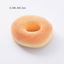 Load image into Gallery viewer, Squishy Food Creative Simulation Bread Toast Donuts Slow Rising Squeeze Stress Relief Toys Spoof Tease People Desktop Decoration
