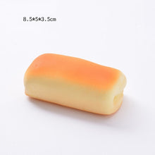 Load image into Gallery viewer, Squishy Food Creative Simulation Bread Toast Donuts Slow Rising Squeeze Stress Relief Toys Spoof Tease People Desktop Decoration
