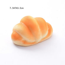 Load image into Gallery viewer, Squishy Food Creative Simulation Bread Toast Donuts Slow Rising Squeeze Stress Relief Toys Spoof Tease People Desktop Decoration
